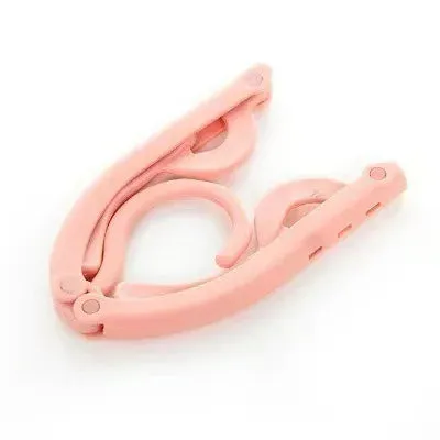 10pcs Portable Folding Clothes Hangers – Travel & Dorm Use