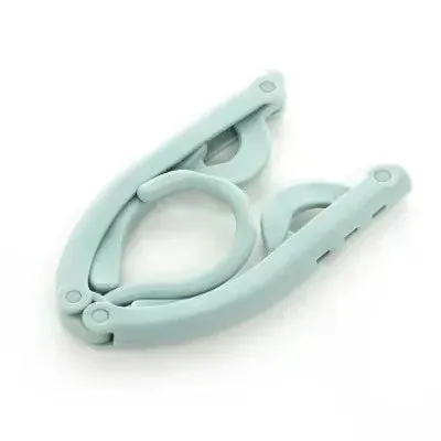 10pcs Portable Folding Clothes Hangers – Travel & Dorm Use