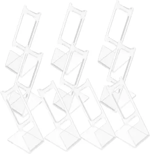 10pcs Watch Display Stand Transparent Bracelet Holder for Jewelry Organization for Retail Displays and Home Decor