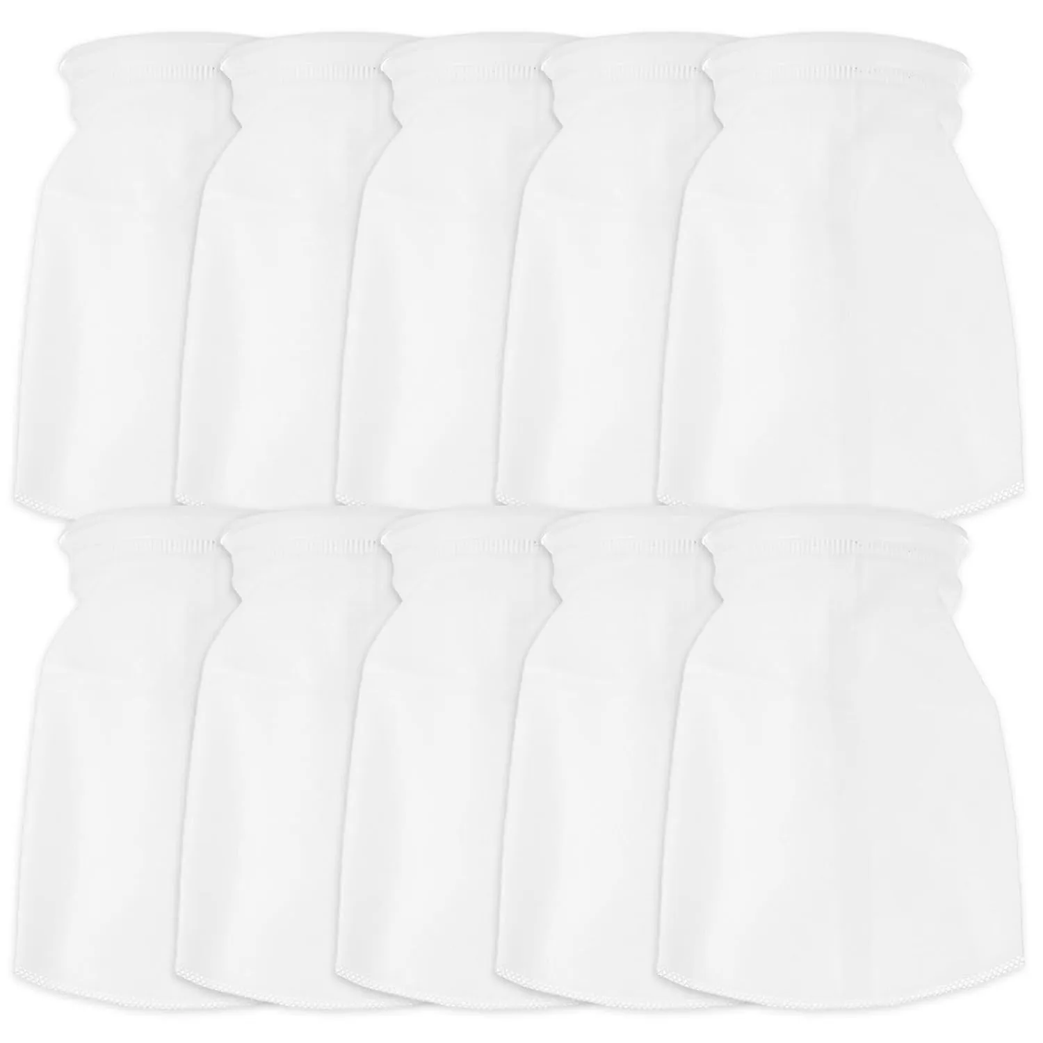 12 Pack 4" x 14" Filter Socks 4 Inch Ring by 14 Inch Long 200 Micron Filter Bag, Felt Filter Sock for Aquarium, Industry, Chemical, Water Liquid Filter Bags