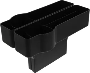 2 Pack Car Seat Gap Storage Bag Leakproof Organizer for Car Crevice Storage Box