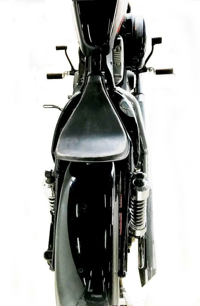2010-2022 Sportster Harley On The Frame Seat Brn Dist Leather Roll Up All Models