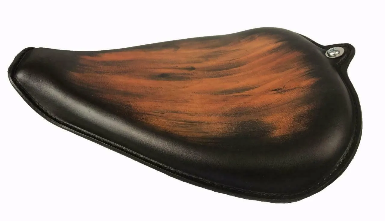 2010-2022 Sportster Harley  On The Frame Seat Smooth Ant Brn Leather All Models