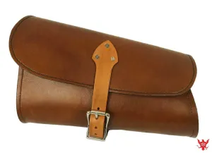 2015-2024 Indian Scout Bobber Swing Arm Saddle Bag  Desert Tan Leather Seat MRC