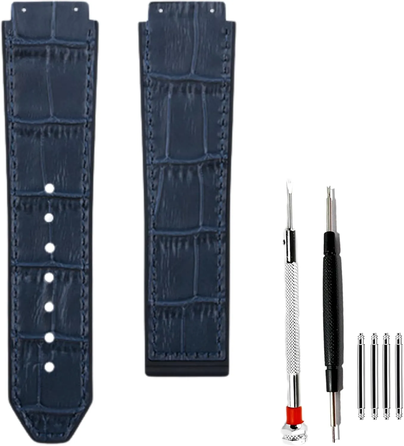 25mm 19mm 22mm Watch Band for Hublot Big Bang-Leather Strap with Replacement Band Tool