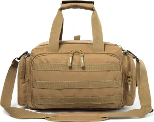 3 colors Pistol Shooting Duffle Bag Tactical Gun Range Bag Deluxe Shooting Range Bag Pistol Shooting Range Duffle Bag for Handguns Ammo Range Bags Handguns Tactical Gear Shooting Sports bag Hand bag