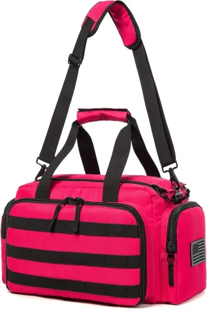 3 colors Pistol Shooting Duffle Bag Tactical Gun Range Bag Deluxe Shooting Range Bag Pistol Shooting Range Duffle Bag for Handguns Ammo Range Bags Handguns Tactical Gear Shooting Sports bag Hand bag
