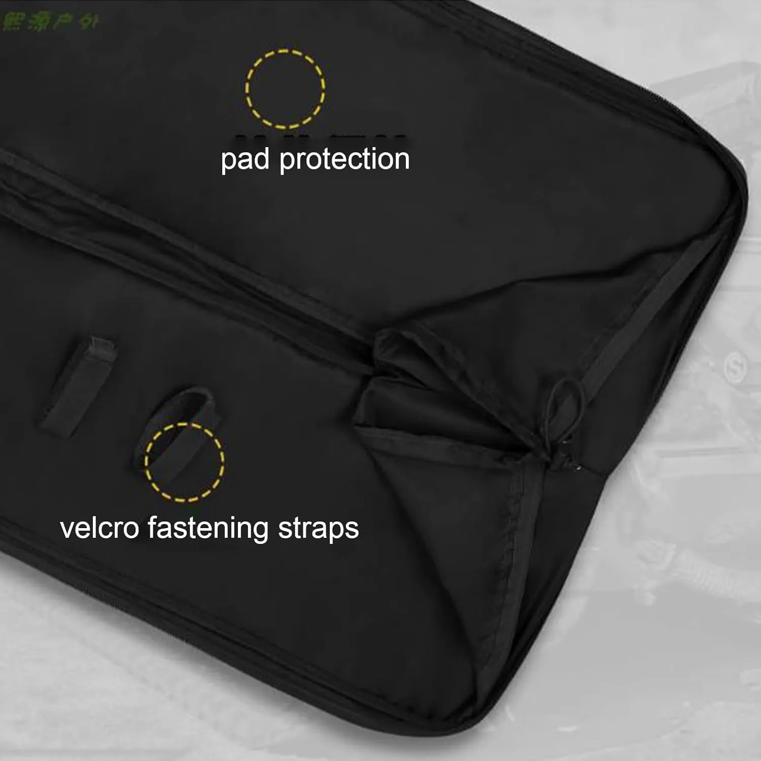32" 37" 46" Soft Double Rifle Bag, Lockable Shotgun Case with Backpack Straps, for Outdoor Hunting Shooting, Gun Case Storage & Transportation