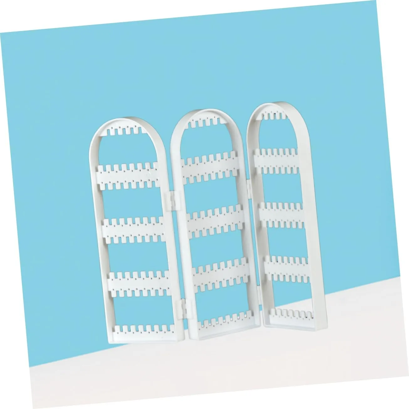 3pcs Watch Display Rack Home Decor Accessory Bracelet Holder Organizer Watch Organiser Soundbar Bracket Watch Display Holder Jewelry Stand Jewelry Rack Plastic Square (Whitex2pcs mediumx2pcs)