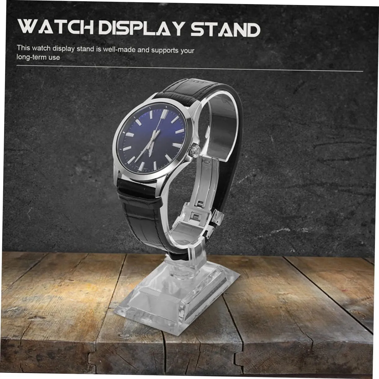 40 Pcs Watch Display Stand Single Watch Holder Poker Chips Desk Top Organizer Shelf Table Top Display Stand Desktop Stand Watch Stand Shelves Plastic Showcase Jewelry Man/491 (Color : As Shownx3pcs,