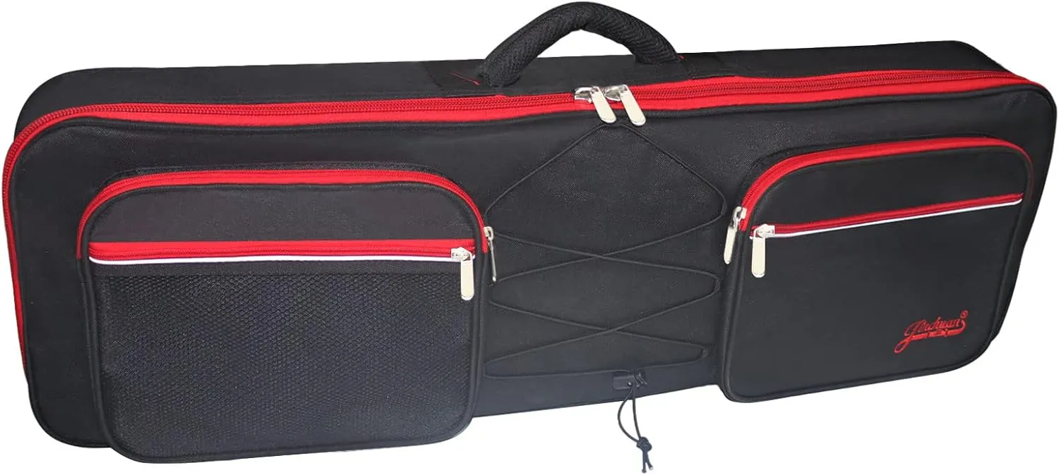 49 Key Keyboard Case Carrying Bag - Electric Keyboard Piano Gig Bag - Lightweight Waterproof Oxford MIDI Controller Keyboard Shoulder Bag