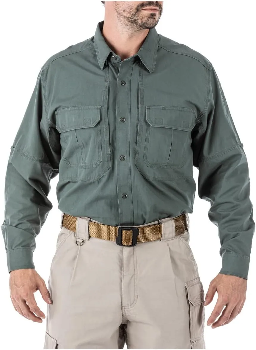 5.11 Tactical Long Sleeve Work Shirt, 100% Cotton Canvas, Style 72157