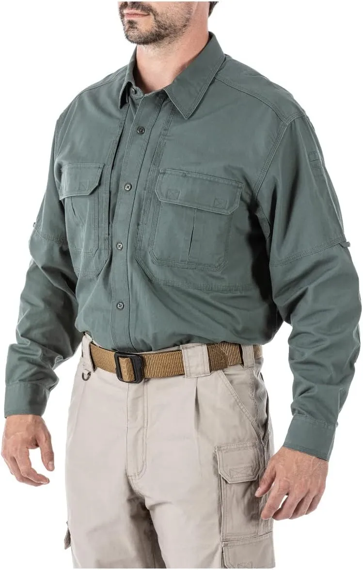 5.11 Tactical Long Sleeve Work Shirt, 100% Cotton Canvas, Style 72157