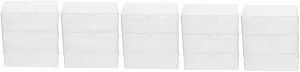 5sets Cute Card Organizer Box Poker Box for Cards Plastic Case Smooth Edges Easy to Carry 3pcs*5