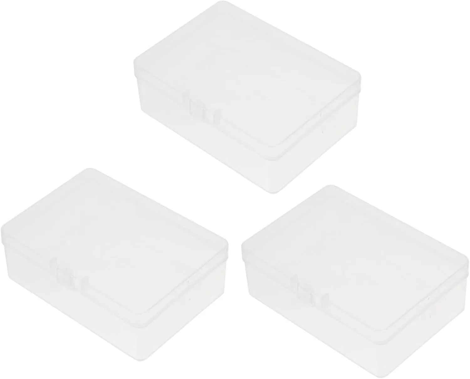 5sets Cute Card Organizer Box Poker Box for Cards Plastic Case Smooth Edges Easy to Carry 3pcs*5
