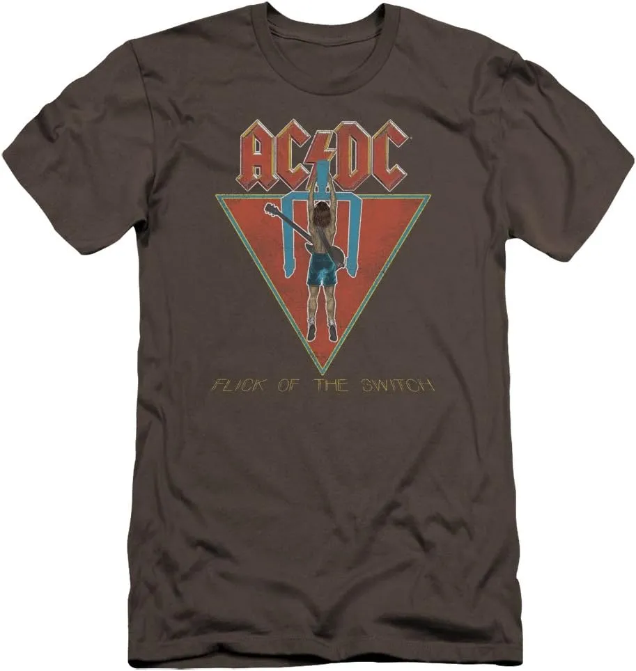 AC/DC Flick of The Switch Album Charcoal Premium T-Shirt