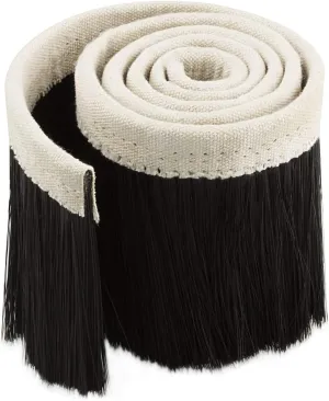 Acrux7 Dust Shoe Brush, 100mm Engraving Machine Dust Cover Nylon CNC Vacuum Brush for CNC Router Spindle Motor Black