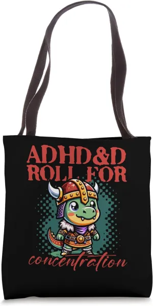 ADHD&D Roll for Concentration Tote Bag