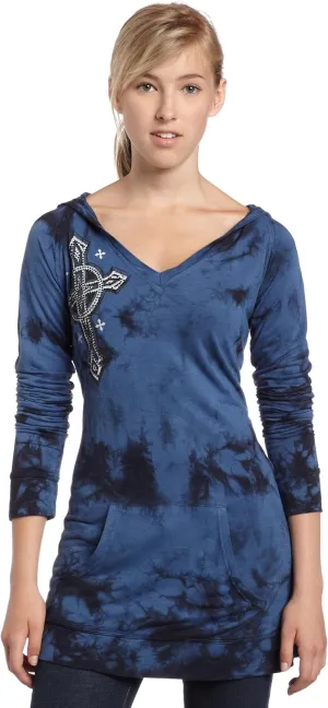 Affliction Juniors Virtue Hooded Sweater