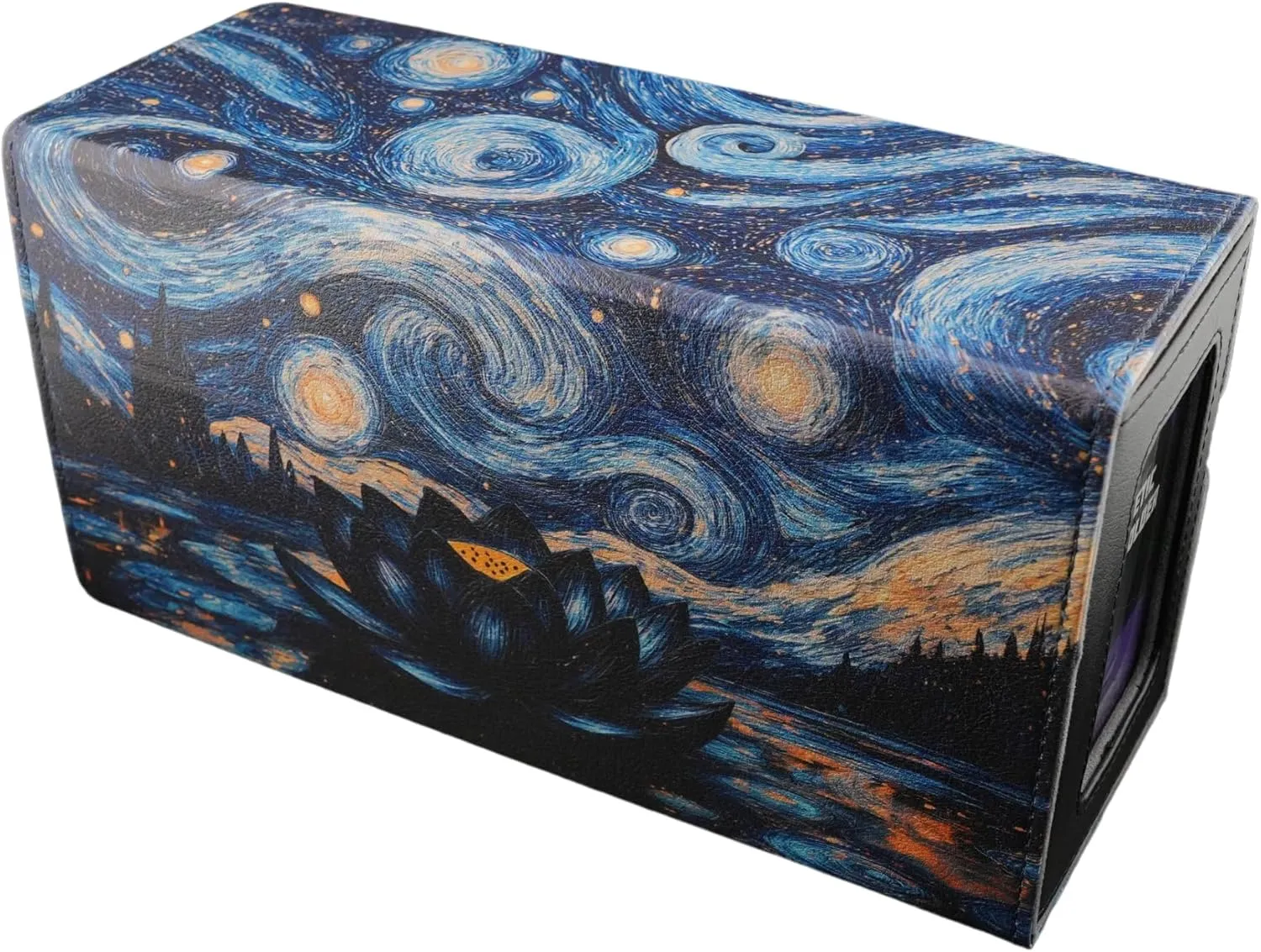 Ai Armor (Starry Starry Black Lotus) 200  Card Custom Art MTG Commander Dual Deck Box With Storage