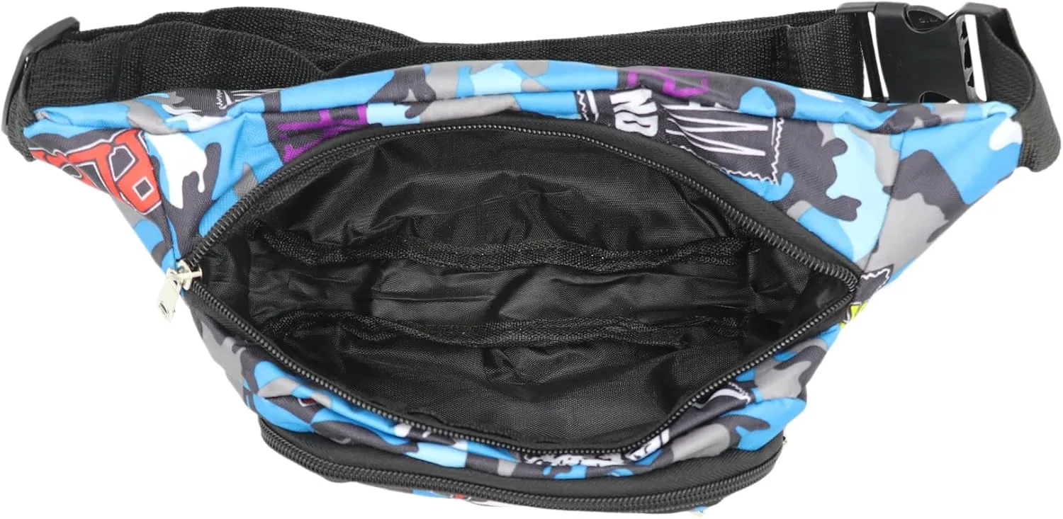 AIBEARTY Kids Fanny Pack Boys Small Camouflage Waist Pack Belt Waist Bag Pack Pouch with Adjustable Strap for Children Sport Running, Camping, Trip
