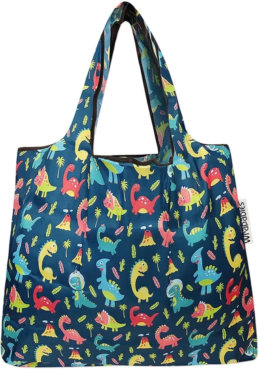 allydrew Foldable Tote Nylon Reusable Grocery Bag (Set of 2)