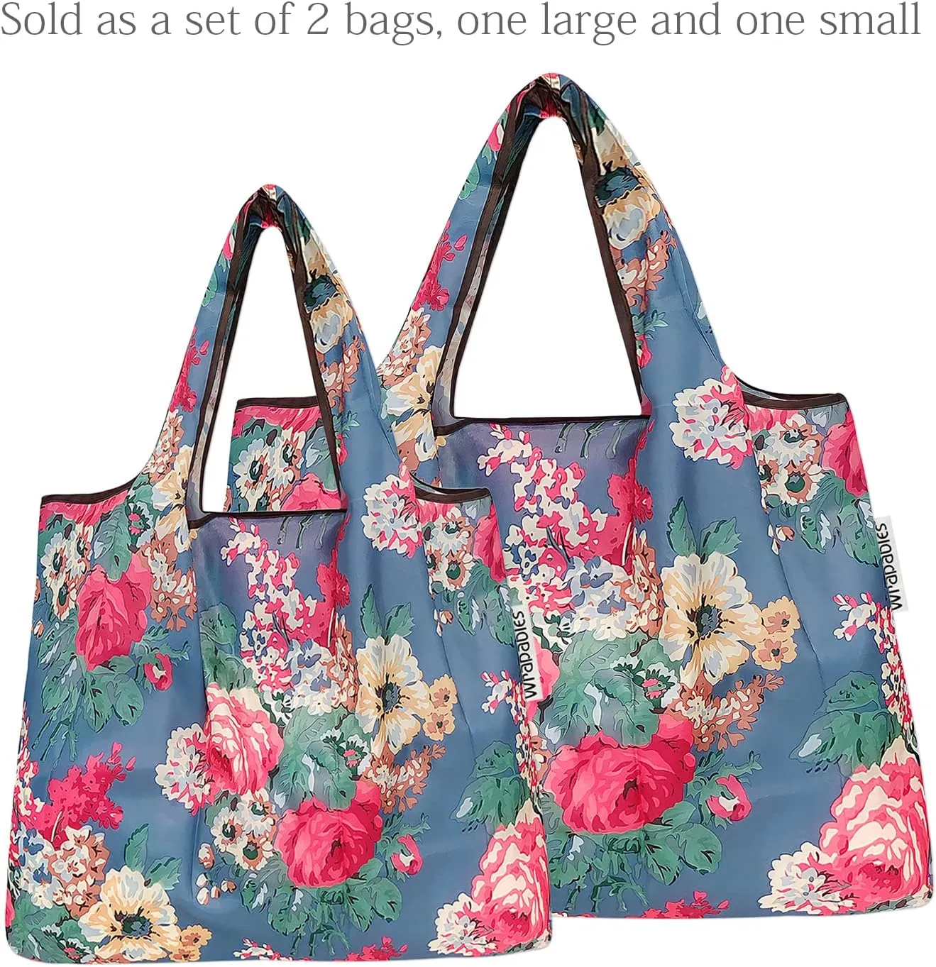 allydrew Large Foldable Tote Nylon Reusable Grocery Bag