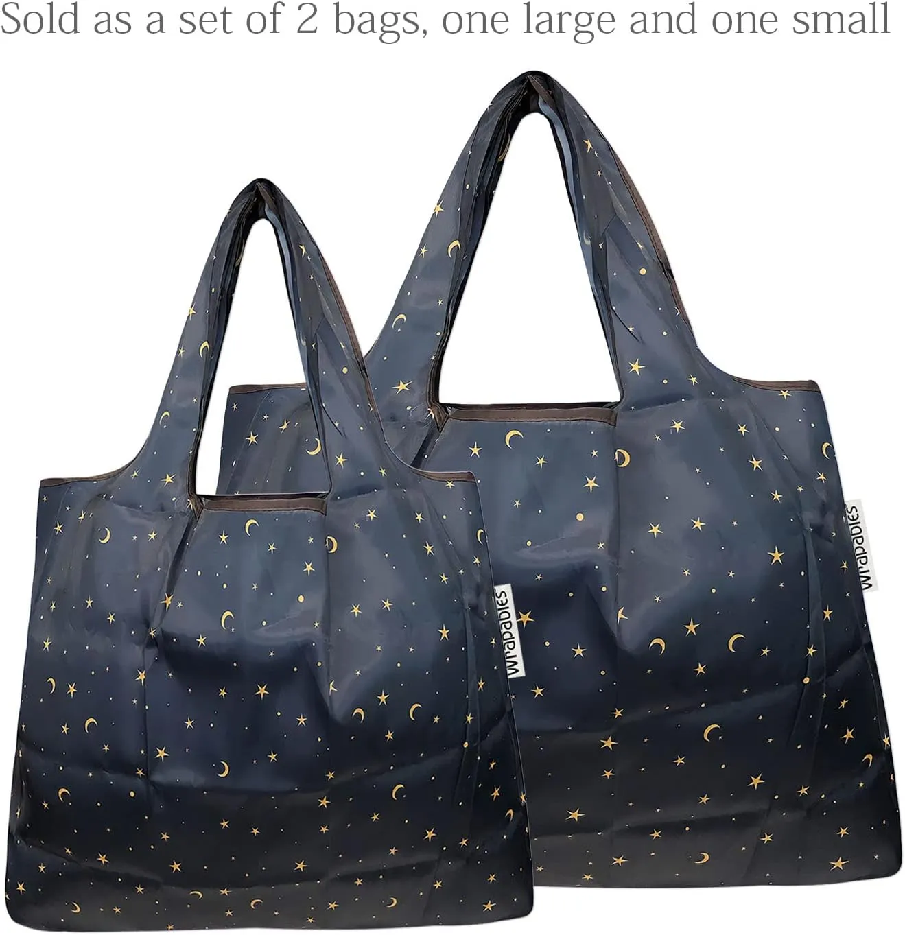 Allydrew Large Foldable Tote Nylon Reusable Grocery Bags