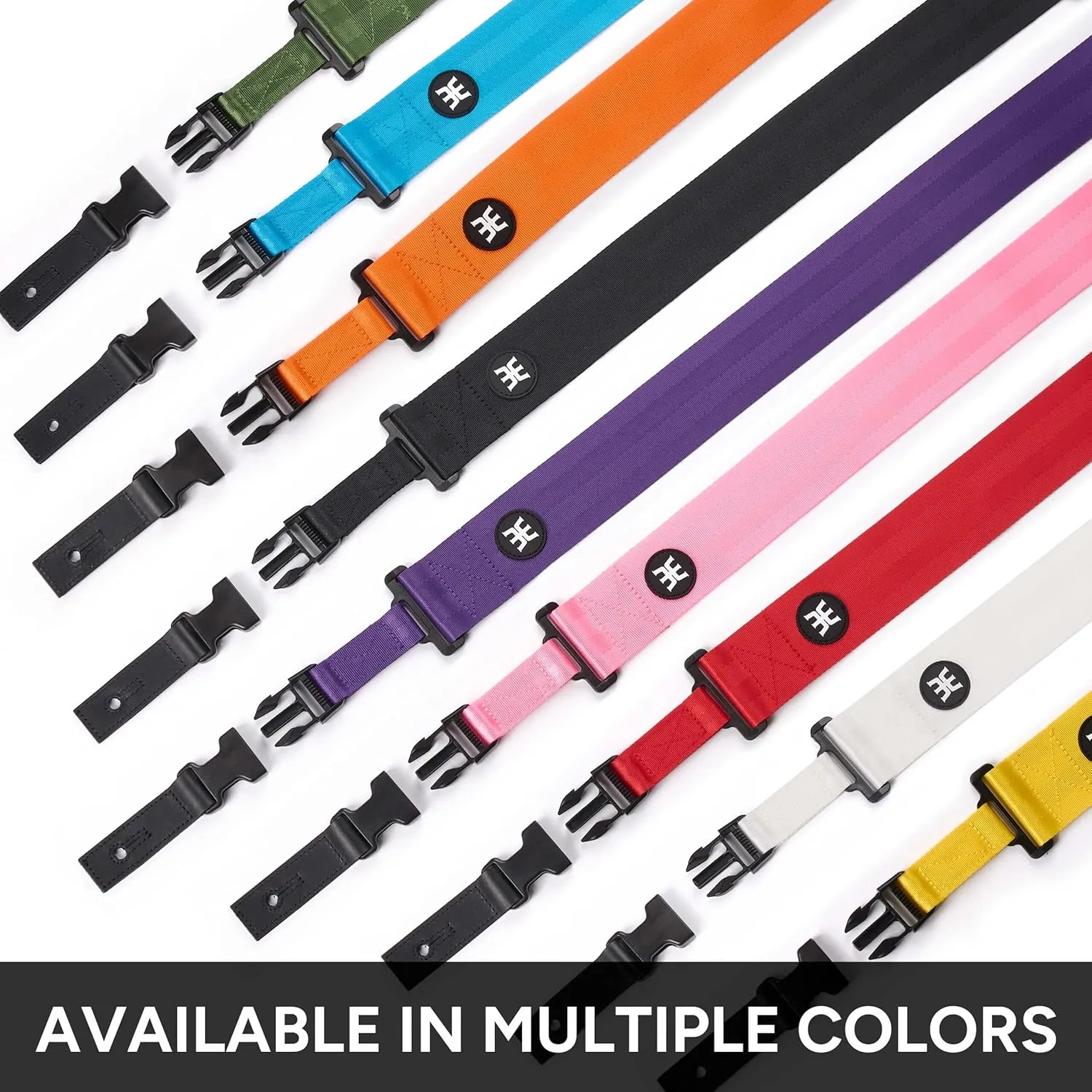 Amumu SNAPLOCK Guitar Strap with Clip - Black Nylon for Acoustic, Electric & Bass Guitar - 2" Wide