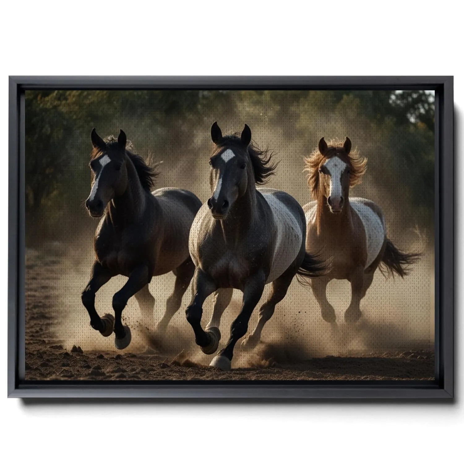 Animal Pictures Wall Art, Desert Running Horses Painting Picture Print on Canvas, Modern Wall Decor, Wildlife Wall Art, Animal Wall Decor, Horses Art Print, Art Wall Hanging, Print