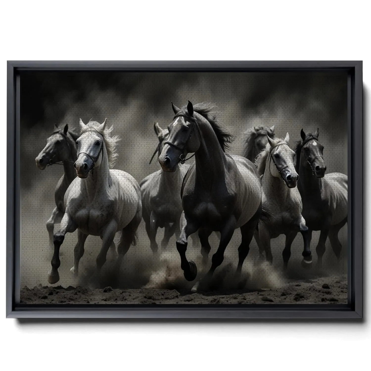 Animal Pictures Wall Art, Desert Running Horses Painting Picture Print on Canvas, Modern Wall Decor, Wildlife Wall Art, Animal Wall Decor, Horses Art Print, Canvas Print, Print
