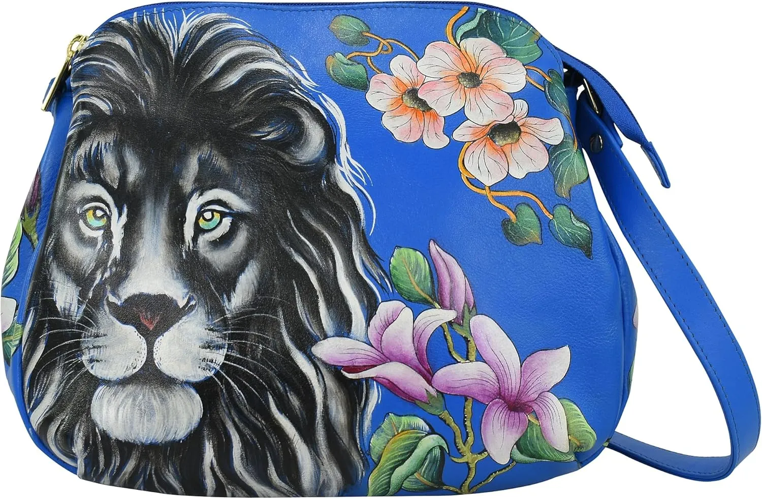 Anuschka Women’s Genuine Leather Convertible Medium Bag - Hand Painted Exterior