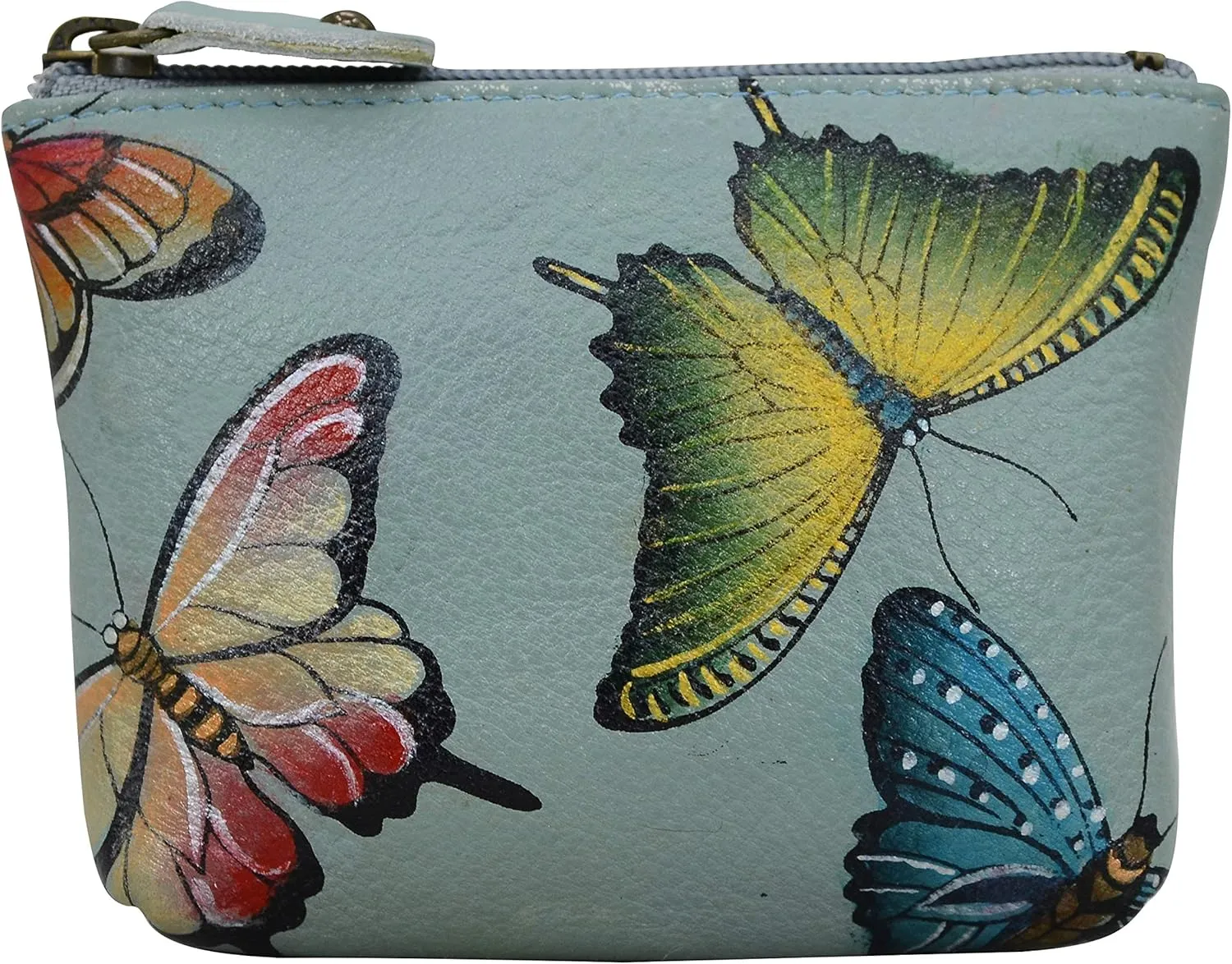 Anuschka Women’s Leather Coin Purse | Genuine Soft Leather | Hand-painted Original Art