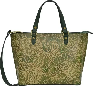 Anuschka Women's Original Hand-Painted Genuine Leather Medium Tote