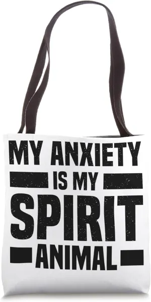 Anxiety Awareness Depression Therapy Tote Bag