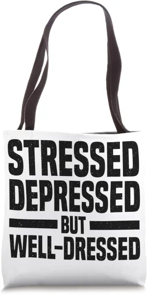 Anxiety Awareness Depression Therapy Tote Bag