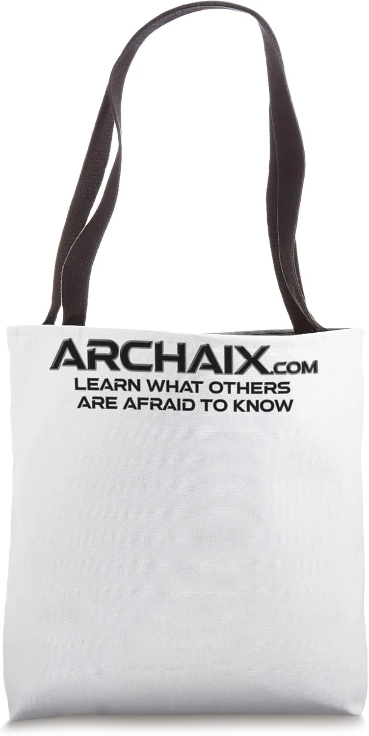 Archaix Domain - Learn What Others Are Afraid - BLACK FONT Tote Bag