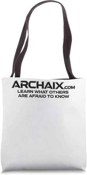 Archaix Domain - Learn What Others Are Afraid - BLACK FONT Tote Bag