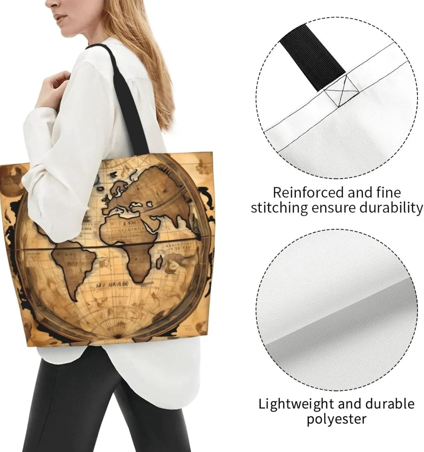 Army Digital Camouflage Print Shoulder Bag For Women Shopping Bags Tote Bag Large Storage Handbag Grocery Bags