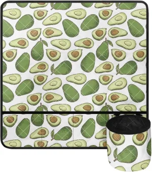 Avocado Sewing Machine Pad Organizer Water Resistant Fabric Pad Organizer for Sewing Machine Accessories Indoor Sewing Decorative Pad with Storage Bag