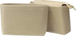 Bag Organizer,Misixile Bag Shaper Purse Insert Felt Organizer Fit in NeoNoe Noé and other Bucket Bags - beige