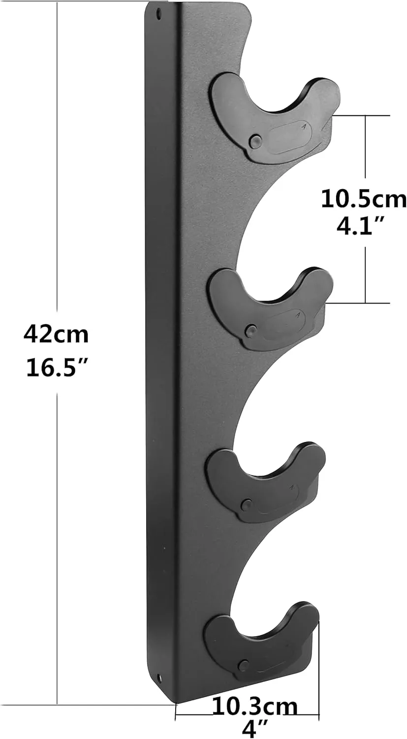 Barbell Rack Barbell Holder Wall Mount Barbell Storage Holder Olympic Bar Hanger for Home, Commercial, Garage Gym