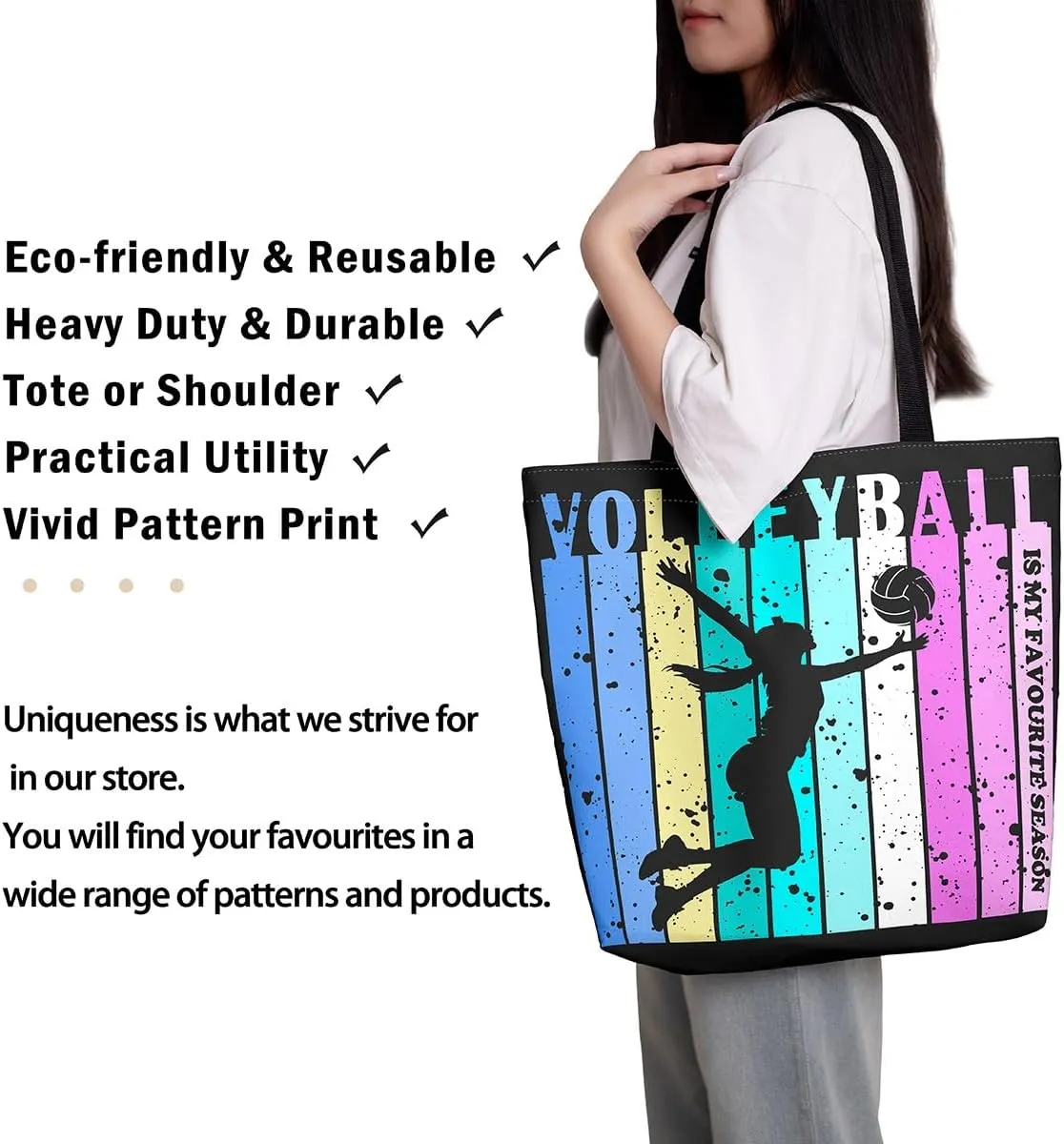 Basketball Canvas Tote Bag Basketball Game Canvas Bag for Basketball Players