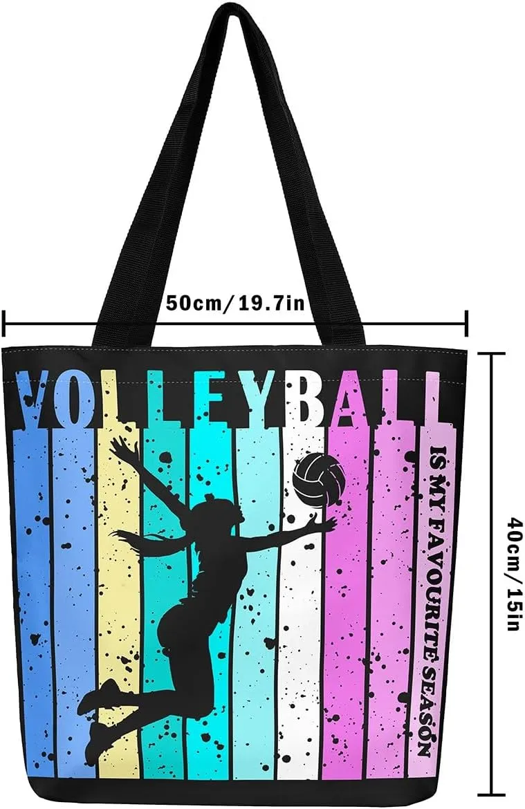 Basketball Canvas Tote Bag Basketball Game Canvas Bag for Basketball Players