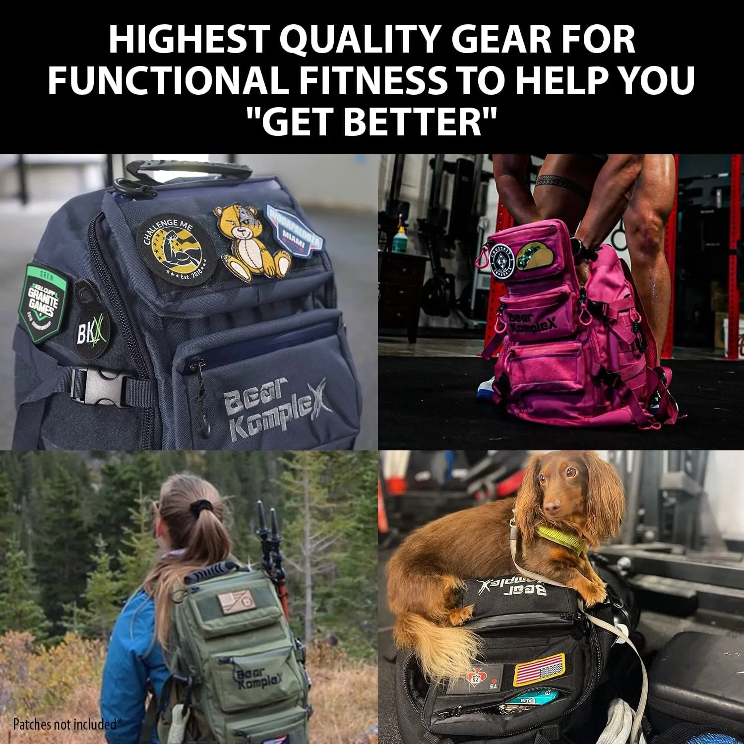 Bear KompleX Military Grade Tactical Backpack,1000 Denier Nylon, Water Repellent Coating, Multiple Storage Pockets, 50 L