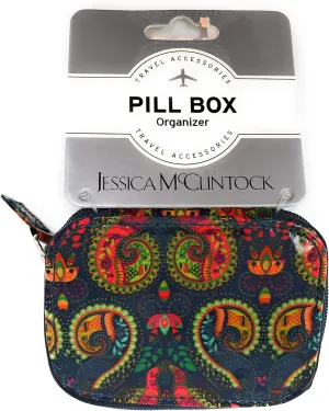 Beautiful Compact and Handy Pill Box OR Organizer | 3.5 X 2.5 in | Palisade Parade