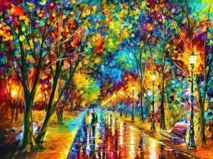 Bedroom Wall Decor by Leonid Afremov | When Dreams Come True
