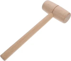 Beechwood Carving Mallet Precision Crafted Protective Rounded Head Versatile for Woodworking Diy