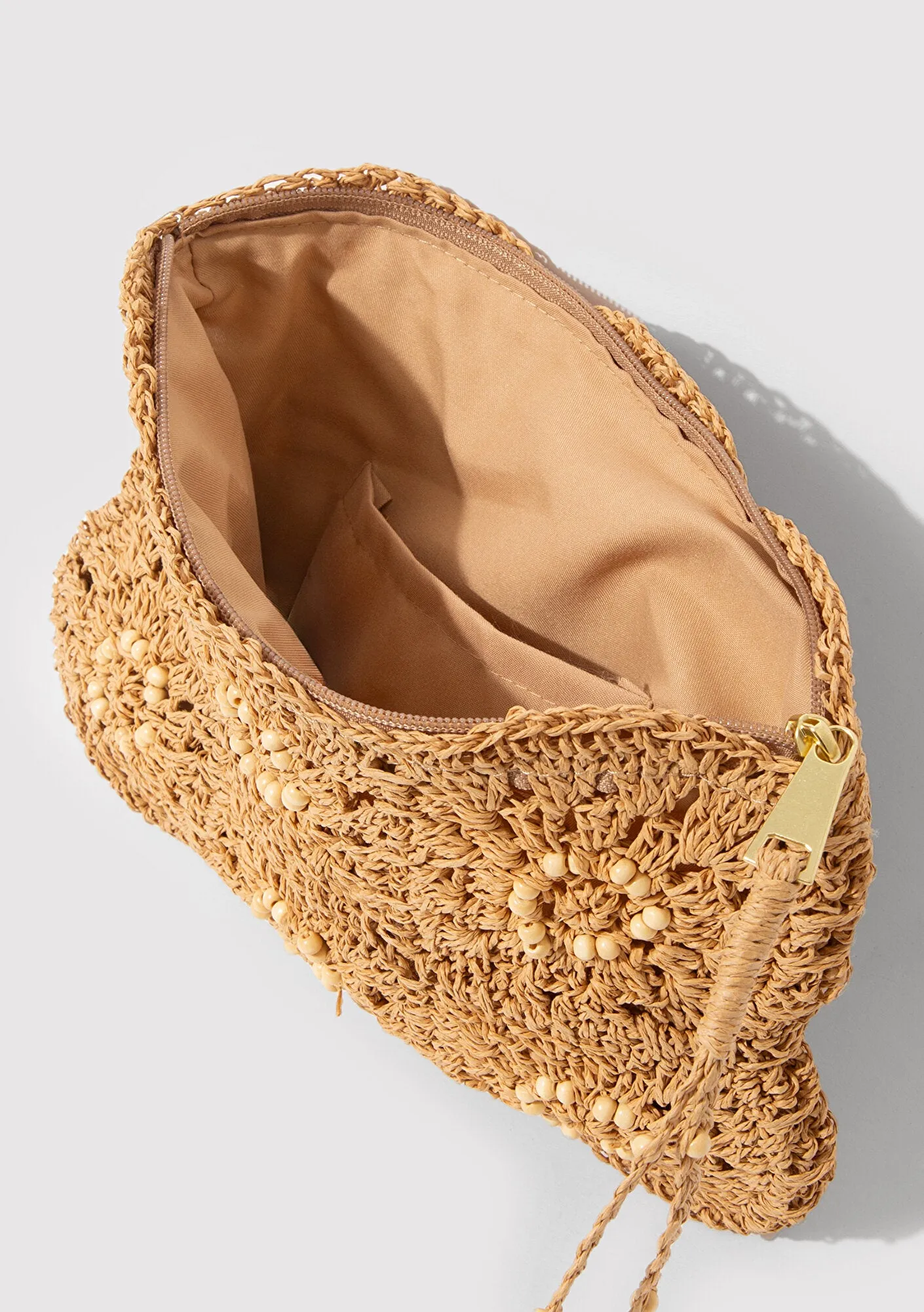 Beige Handbag