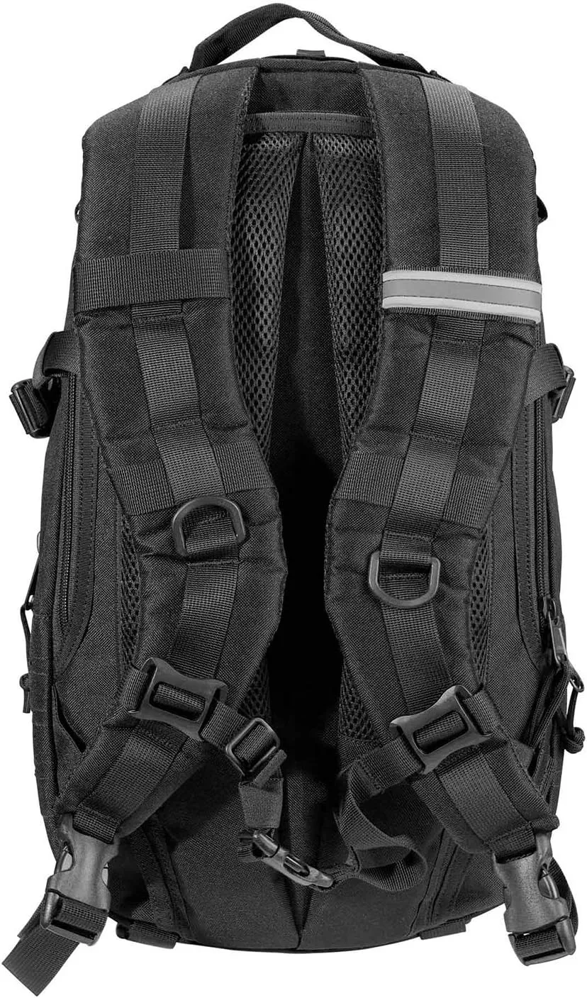 Beretta 29L Tactical High-Performance Medium-Sized Easy-Access DWR Backpack, Black, Large